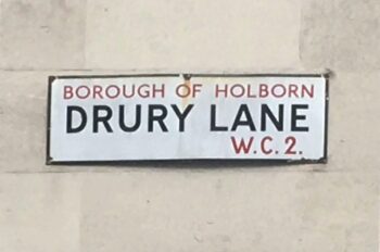 I looked for the Muffin Man—didn't see him, but I hear he lives in the area.